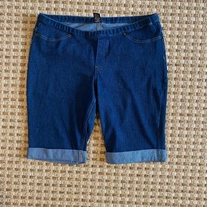 Denim blue shorts